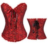 CORPETE VERMELHO COM PRETO